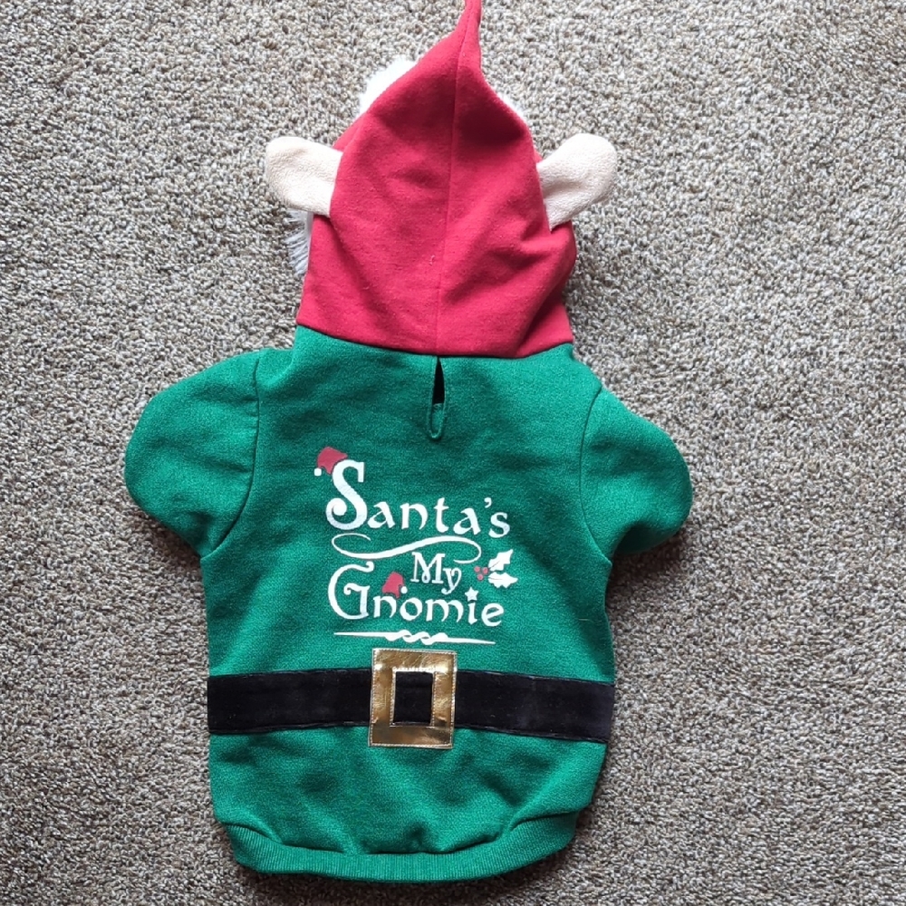 Santa Elf Gnome Dog Christmas Sweatshirt